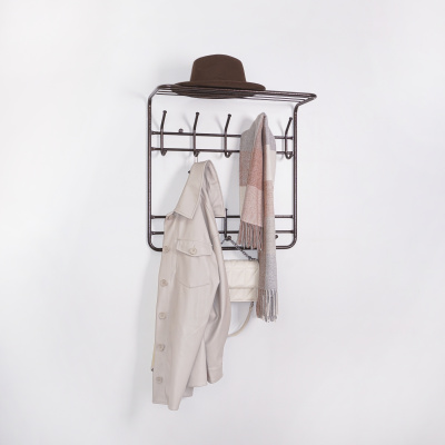 Вешалка 2-х ярусная 60 см (медный антик)