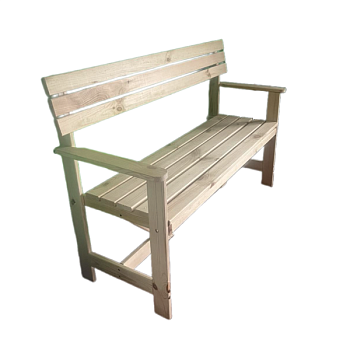 Лавочка с подлокотн 1300 мм, G-049 (2)