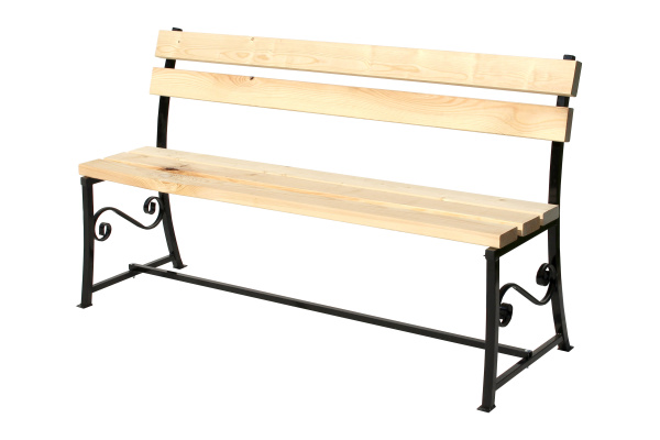 Лавочка садовая Флора 1,5м 1уп (доски + стойки) 