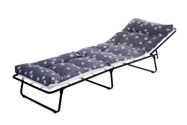 Кровать раскладная Селена-2 мягкая крошка гофрокартон (аналог Стефании с88) (цвет ткани серый рис.од