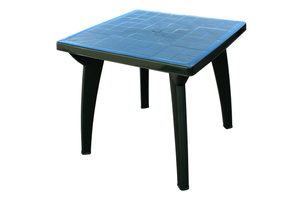 Стол пластиковый Луна квадратный (зеленый)