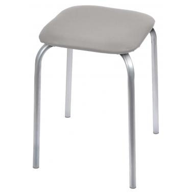 Табурет Классика-3 арт.ТК03/СР (квадратное сиденье), серый