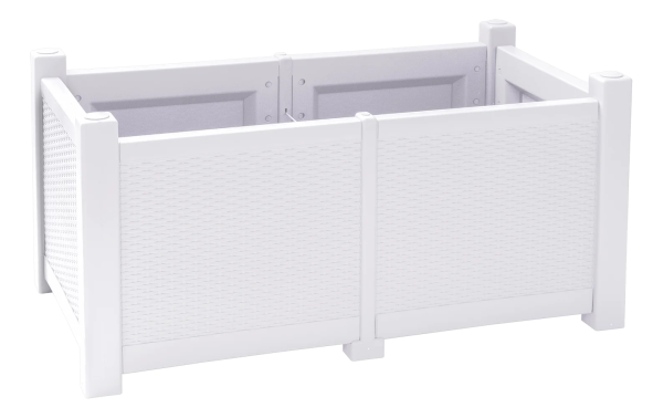 Кашпо Прованс плетеное 130л (белый)