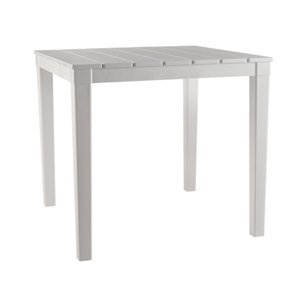 Стол пластиковый Прованс квадратный (белый)