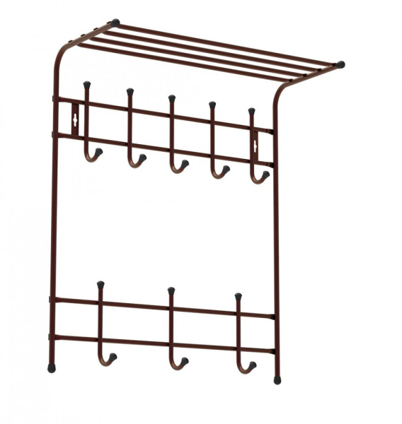 Вешалка настенная ВПТ8/А 8 крючков (медный антик)