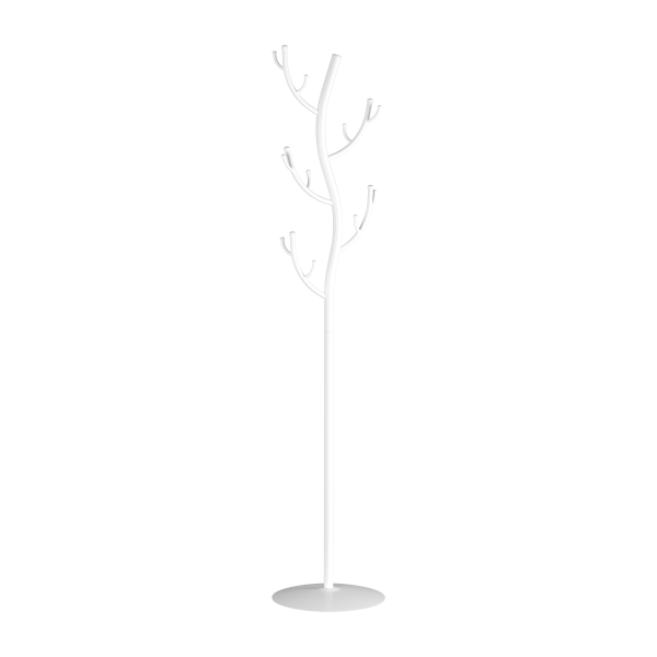 Вешалка - стойка №9 Дерево (белый)