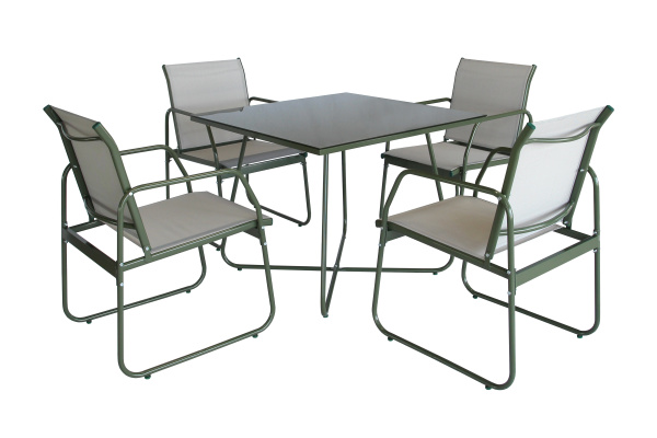 Набор мебели Андрия  2 уп. (стол+4 кресла) 