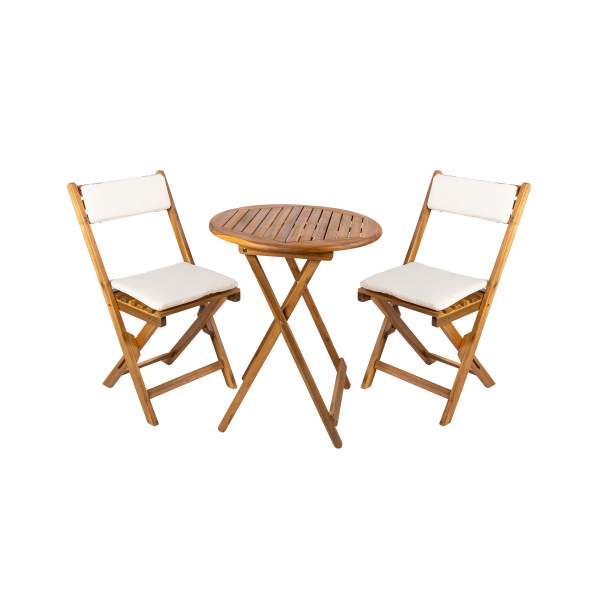 Набор мебели Никки  1 уп (3 предмета: стол+ стул акация 2шт)  