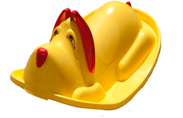 Качели -качалка Собачка желтый (Россия)