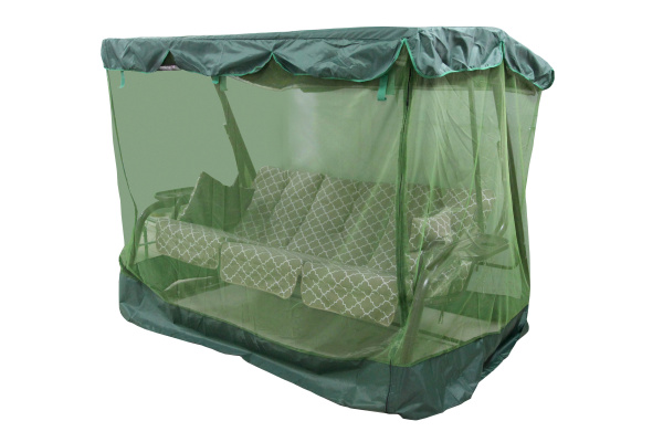 Чехол с моск. сеткой для качелей 1500х2200х1800 зеленый Родео,Турин,Новара,Наварра,Сиена,Секвойя,Вир