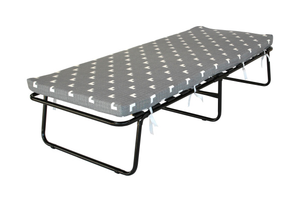 Кровать -тумба Мартина (цвет ткани серый рис.тетрис (1 шт. в уп.) 