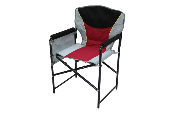 Кресло складное Хаусхальт ННС2/R (2 шт в упаковке (каркас черный, ткань красная (винный)) 