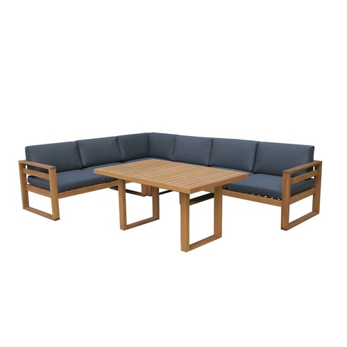 Угловой комплект BOOKA с обеденным столом