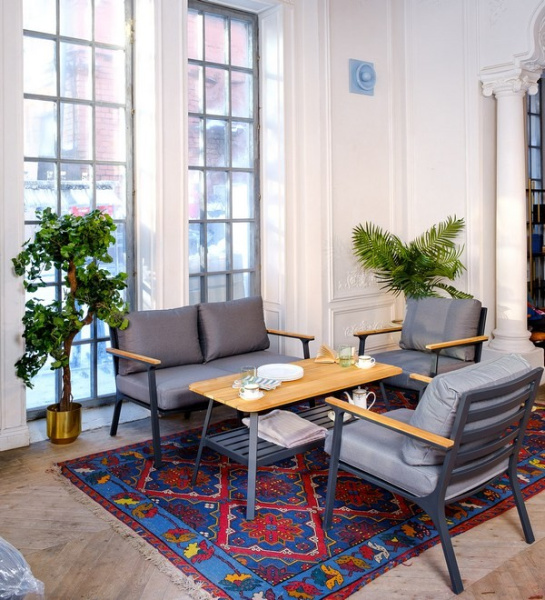 Диванная группа CONCORDE M темный графит