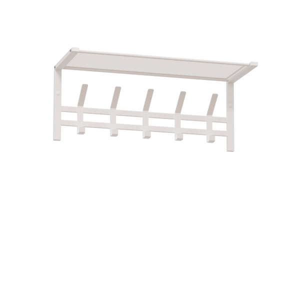 Вешалка Торонто 21 с полкой 1 уп. (Белый)