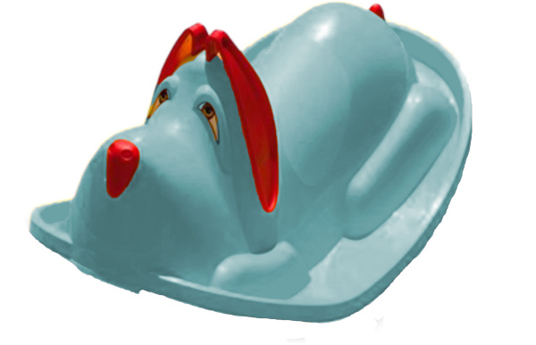 Качели -качалка Собачка бирюзовый (Россия)