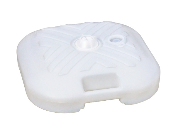 Подставка для зонта  (пластик, квадратная белая)