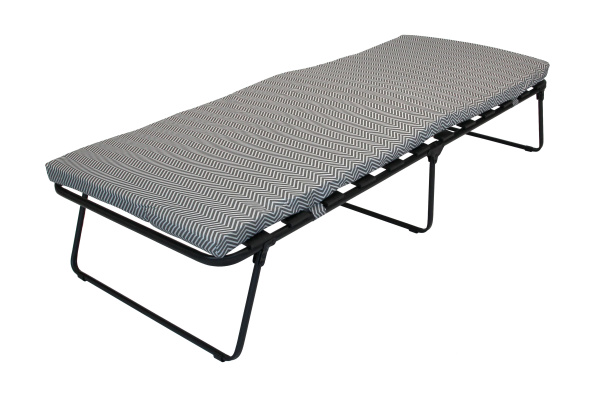 Кровать -тумба Верона (цвет ткани серый рис.зигзаг (1 шт. в уп.) 