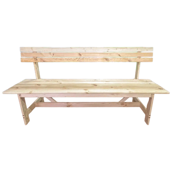 Лавочка садовая со спинкой Кострома со спинкой 1780мм 