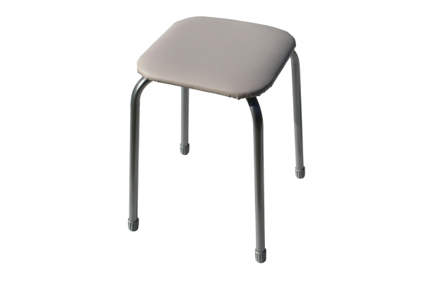 Табурет  Классика-3 (квадратное сиденье), серый