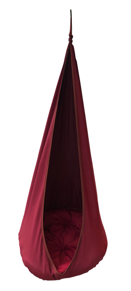 Качели детские подвесные Пуф (красный)