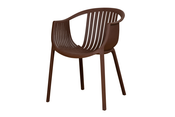 Стул пластиковый ЭСКАЛЕЙТ коричневый