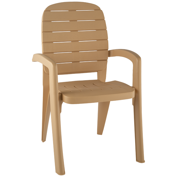 Кресло пластиковое Прованс (бежевое)