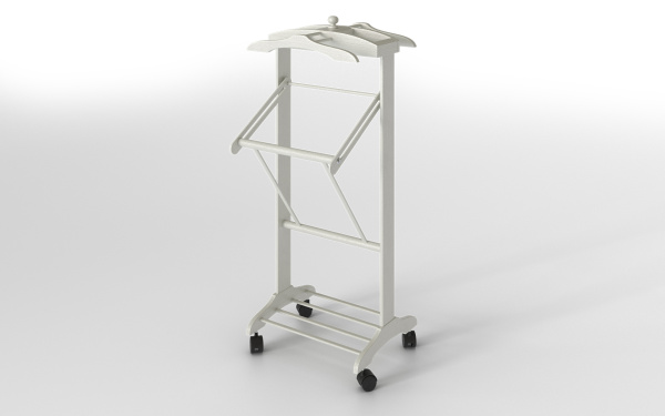 Вешалка напольная Элиса (белоснежная эмаль)