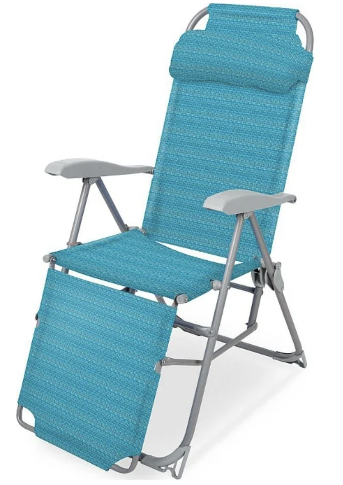 Кресло -шезлонг Ника К3 (1шт. в упаковке (каркас серый, ткань бирюзовая)) арт.К3/Б 