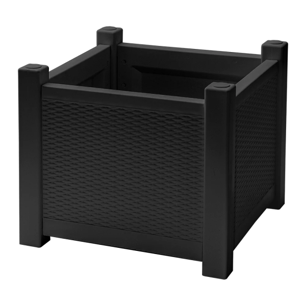 Кашпо Прованс плетеное 70л (шоколадный)