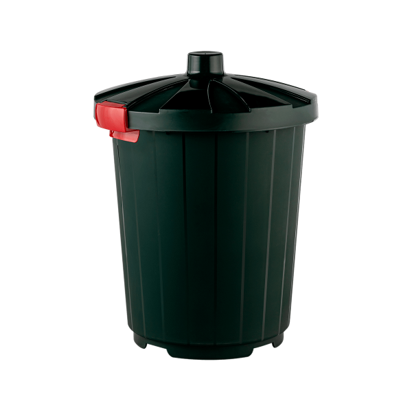 Бак круглый с крышкой 105л. (темно-зеленый)