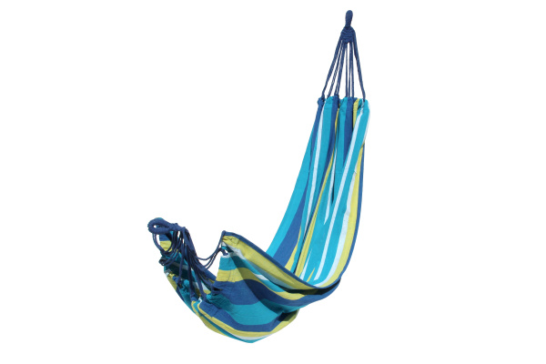 Гамак  тканевый двухместный без перекладины 2000х1500мм (16шт/уп в ассортименте, рис. полоска)