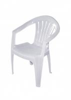 Кресло пластиковое Самба белое