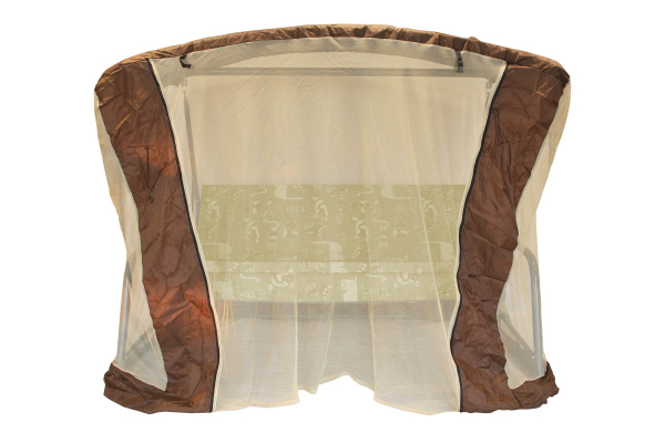 Чехол с моск. сеткой для качелей 1500х2200х1800 коричневый Родео,Турин,Новара,Наварра,Сиена,Секвойя,