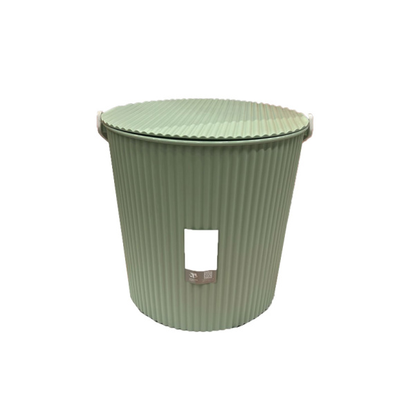 Ведро универсальное с крышкой 10л. (ментол (светло-зеленый)