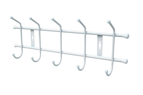 Вешалка настенная ВН5/МБ 5 крючков (матовый белый)