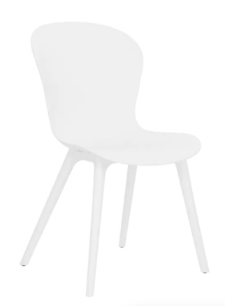 Стул пластиковый LOFT OLA DOM (белый)