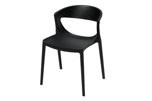 Стул пластиковый ЕВОК черный