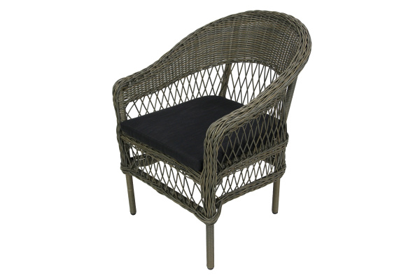 Кресло  Бейхан (подушка темно-серая) 