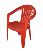 Кресло пластиковое Самба красное