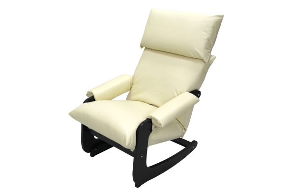 Кресло Трансформер Амадео Экокожа Б №81  1уп.(каркас венге, сиденье бежевое Eva 2) 