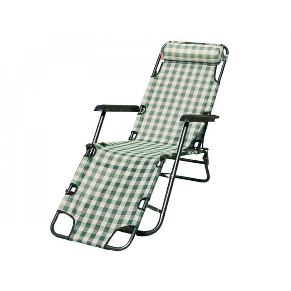 Кресло -шезлонг Бриз арт.CK-170D-МТ002, белый, зеленый,серый, 