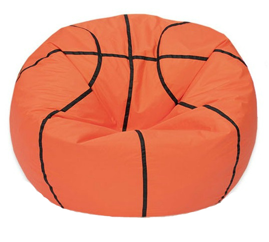 Кресло-мешок Мяч баскетбольный (белый фон)