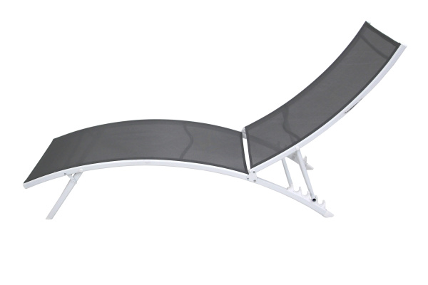 Лежак складной Локи УЦЕНКА (царапины) текстилен (серый) (1 уп)