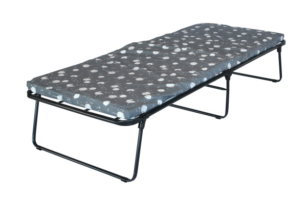 Кровать -тумба Дакота (аналог Отдых с4) (цвет ткани серый рис.одуванчик  