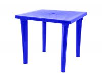 Стол пластиковый квадратный синий