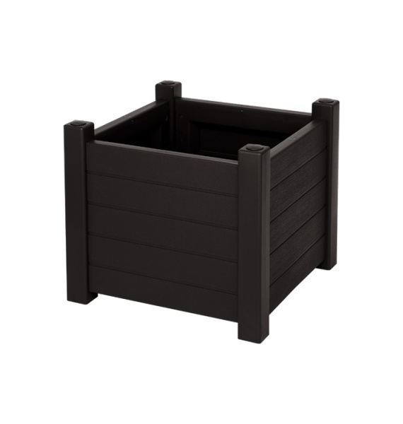 Кашпо Прованс квадратное (шоколад)