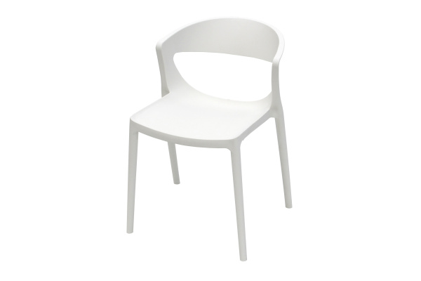 Стул пластиковый ЕВОК белый