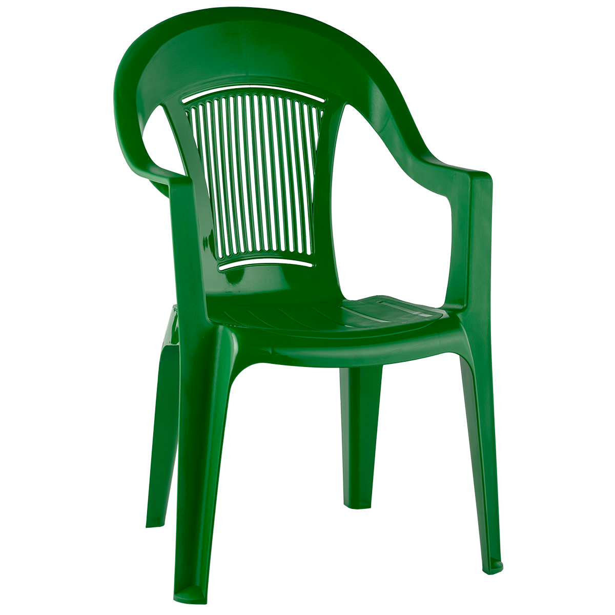 Кресло пластиковое Фламинго арт.ФЛ-МТ015 (зеленое)