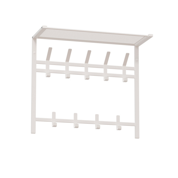 Вешалка с полкой Торонто 22 1 уп (Белый)